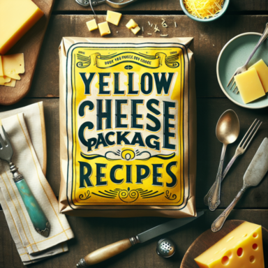 paquete queso amarillo