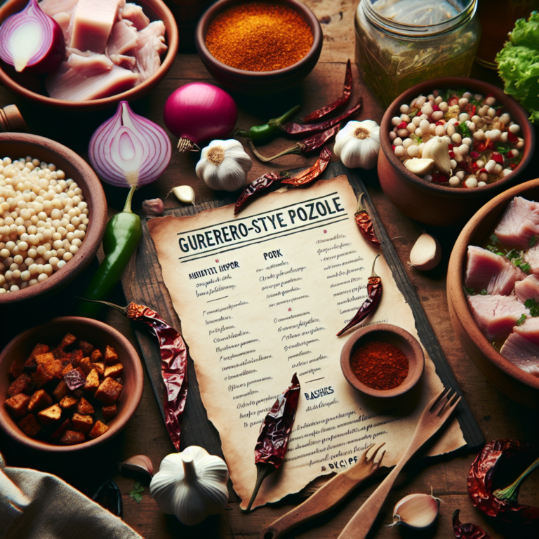 pozole guerrerense ingredientes