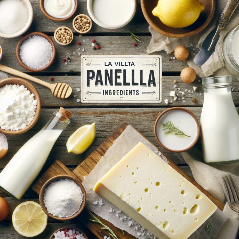 queso panela la villita ingredientes