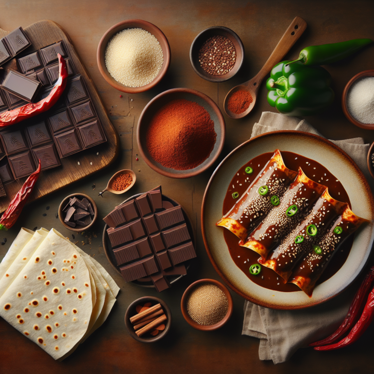 receta de enchiladas de mole