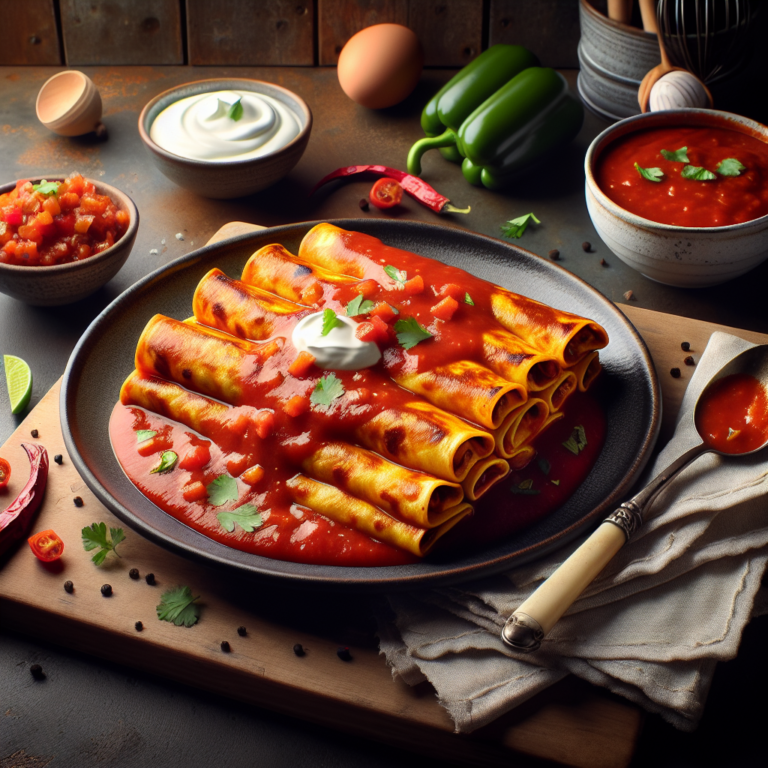 receta para enchiladas