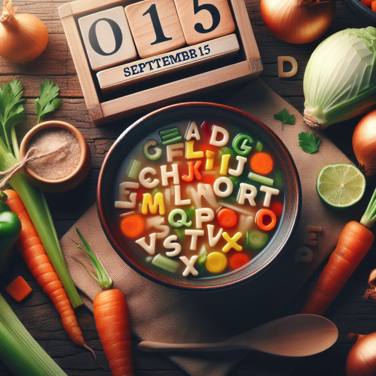 Deliciosa Sopa de Letras para Celebrar el 15 de Septiembre | Receta Fácil y Rápida