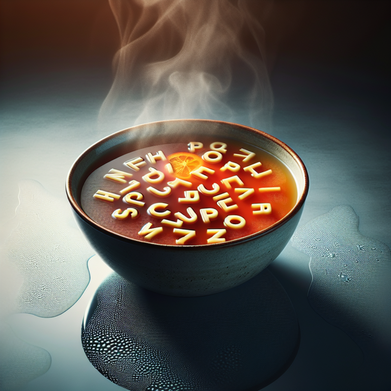 Deliciosa Sopa de Letras sobre el Agua: Receta Fácil y Divertida