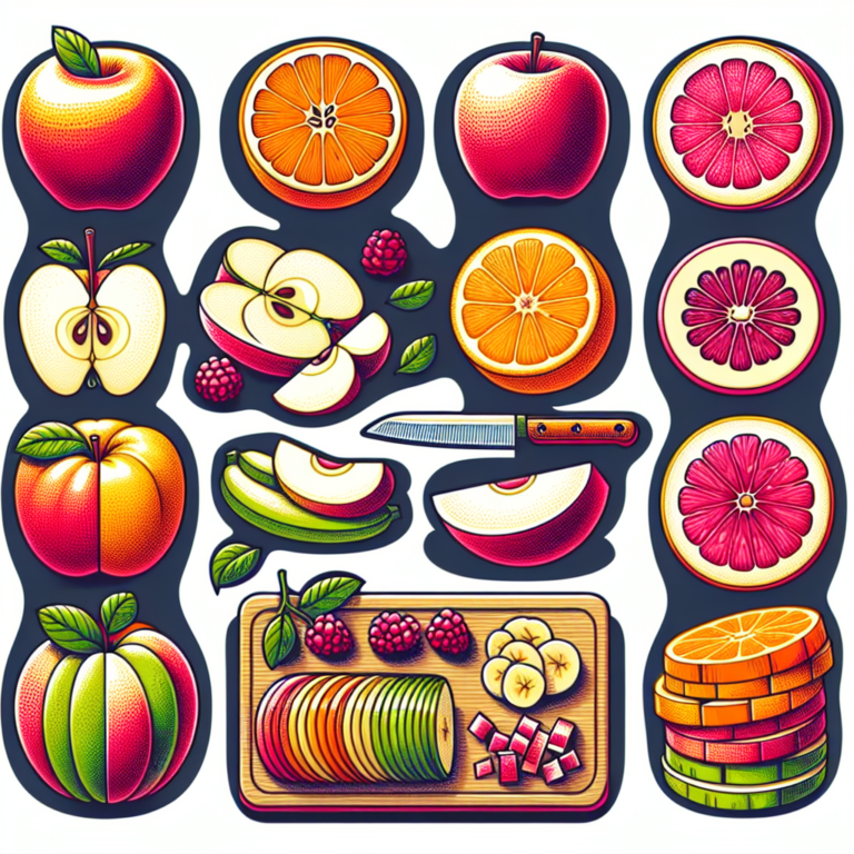 tipos de cortes de frutas
