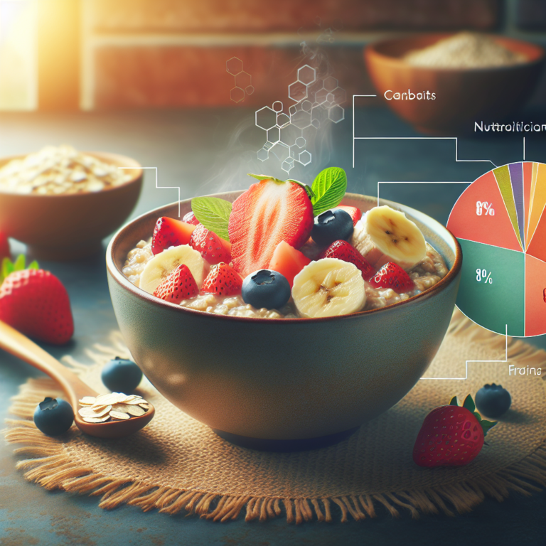 valor nutricional de la avena cocida