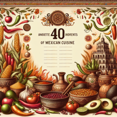 40 ingredientes de la cocina mexicana