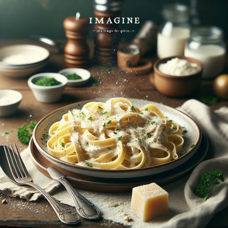 crema para fetuccini alfredo