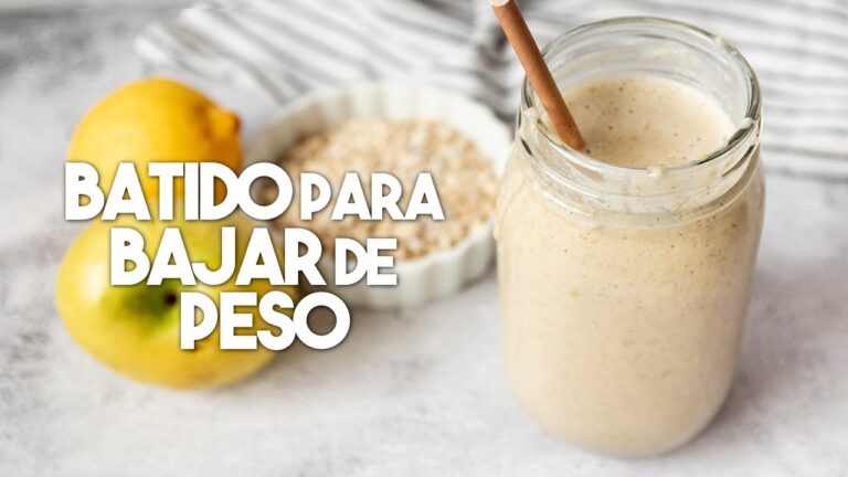 Licuado de Manzana y Avena: La Clave para Bajar de Peso