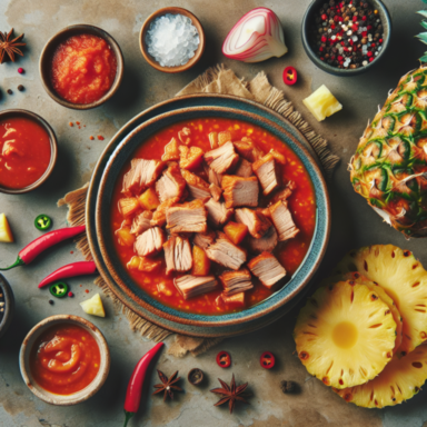 salsa para tacos al pastor receta